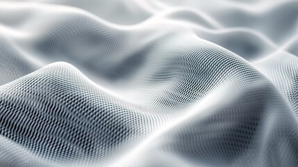 Close-up of a white carbon fiber texture with a wavy pattern