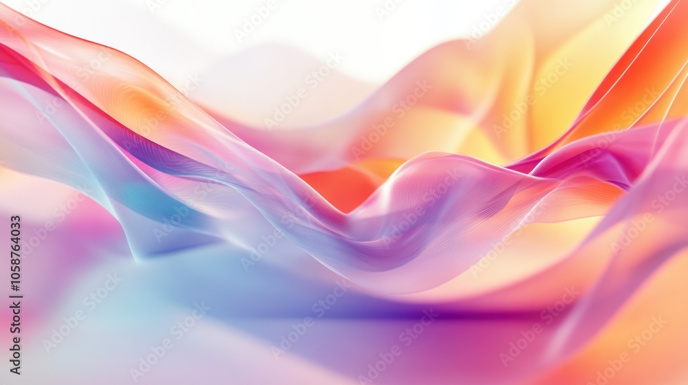 Poster blur, featuring a kaleidoscope of colors in soft focus. the blurred lines and shapes create a dreamy