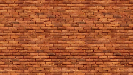 Fototapeta premium rustic orange brick texture: close-up of bricks in rustic orange tones with prominent texture and rich earthiness, evoking a warm, southwestern look ideal for cozy decor