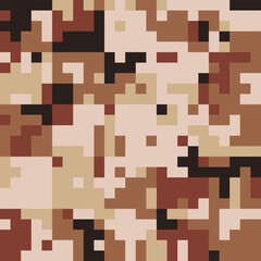 Army Seamless Camouflage, Modern Print Pattern That Was Used as the Default Camouflage Pattern Issued. Military Camouflage Patterns