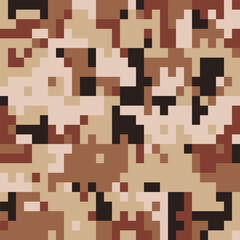 Army Seamless Camouflage, Modern Print Pattern That Was Used as the Default Camouflage Pattern Issued. Military Camouflage Suit