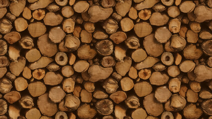 Knotted Pine Plywood Texture: Pine plywood with prominent knots and grain, light yellow-brown tones, and a natural, lively appearance, perfect for crafts and cabin-style designs