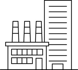 Buildings line icon set. Bank, library, school, courthouse, hospital, university, church, temple, office building, hotel, store, warehouse, farm, factory. Architecture concept. Office, city, real esta