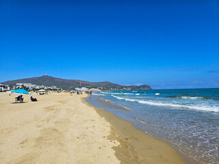 Cabo Negro Beach, Martil. a beach resort in northern Morocco, to the north of Tetouan