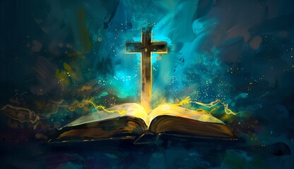 cross on the wall