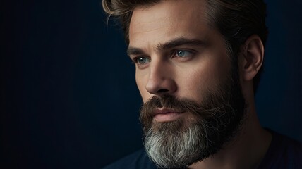 Obraz premium Male model , fashion model , male portrait , standing portrait , male advertisement photo