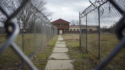 A halfway house where former inmates receive support as they transition back into society