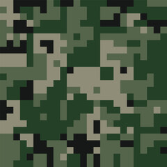 Desert Seamless Camo Graphic Print. Camouflage Seamless Pattern. Military Camouflage