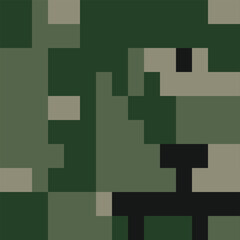 Desert Seamless Camo Graphic Print. Camouflage Seamless Pattern. Military Camouflage Pants