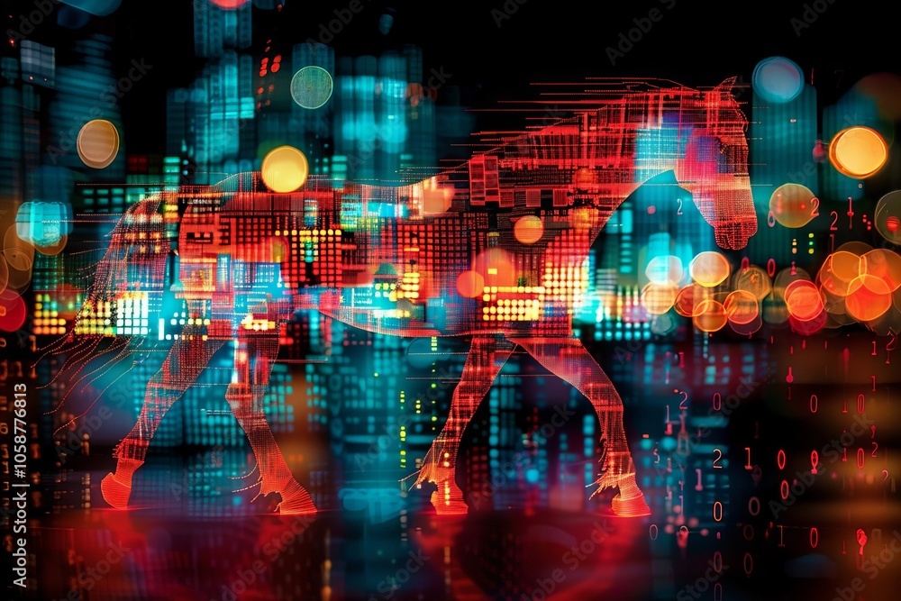 Aufkleber glitch noise static television vfx: visual effects stripes background and tv screen noise glitch eff