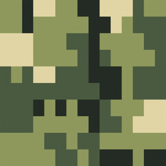 Army Seamless Camouflage, Modern Print Pattern That Was Used as the Default Camouflage Pattern Issued. Military Camouflage Face Paint