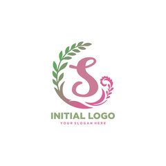 initial logo S