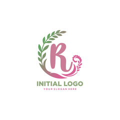 initial logo R