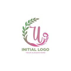 initial logo U