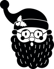 Cute Santa Claus vector illustration