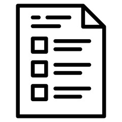 Fototapeta premium checklist icon
