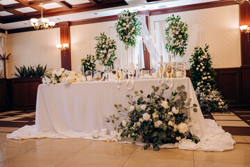 wedding reception table