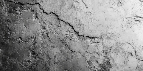 Obraz premium Abstract texture of a grunge styled grey concrete wall, characterized by its rough, uneven surface and varied shades of grey, giving it a distinctly urban feel.