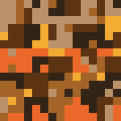 Desert Seamless Camo Graphic Print. Camouflage Seamless Pattern. Military Camouflage Pants