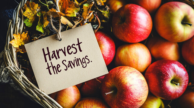 Harvest the Savings, Fall Apple Sale for Seasonal