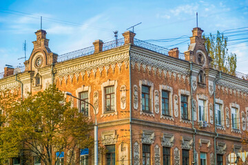 Obraz premium Old building in Zaporizhia, Ukraine