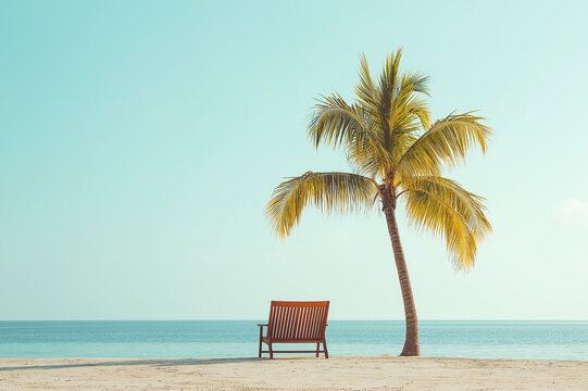 Palm tree beach chair deals