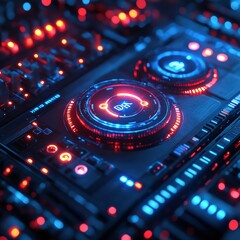 Obraz premium Software update concept with loading bars and progress icons