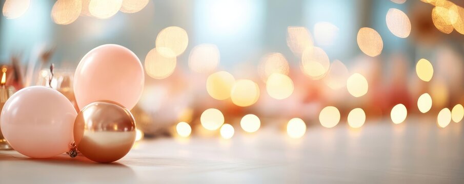 Soft background music at a family birthday party, exclusive guest list, creating a calm and joyful event