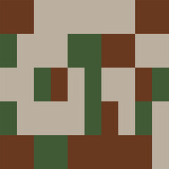 Army Seamless Camouflage, Modern Print Pattern That Was Used as the Default Camouflage Pattern Issued. Military Camouflage