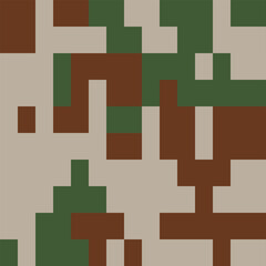 Army Seamless Camouflage, Modern Print Pattern That Was Used as the Default Camouflage Pattern Issued. Military Camouflage Patterns