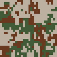Army Seamless Camouflage, Modern Print Pattern That Was Used as the Default Camouflage Pattern Issued. Military Camouflage Pants