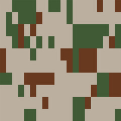 Army Seamless Camouflage, Modern Print Pattern That Was Used as the Default Camouflage Pattern Issued. Military Camouflage Codycross