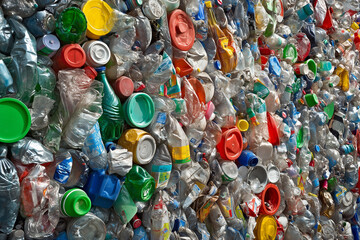 Obraz premium Innovative recycling center with plastic to fuel conversion technology