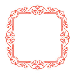 Decorative Ornamental Vintage Frame Vector Collection.