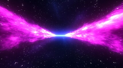 Space Warp Background Smooth Blue Background with Copy Space for Advertisements