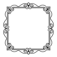 Decorative Ornamental Vintage Frame Vector Collection.