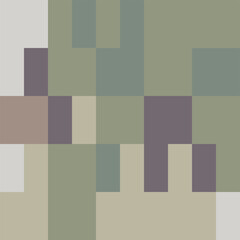 Camouflage Army Pattern Seamless Vector Background, Classic Khaki Texture, Forest Hunting Design. Military Camouflage Clothing