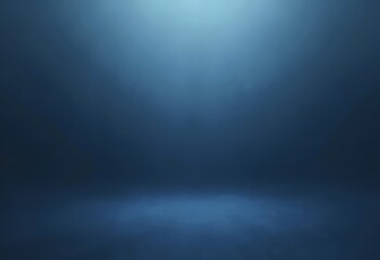 Minimalist background with a gradient of deep indigo tones, evoking a sense of mystery