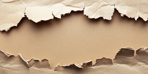 Notice of Privacy Behind Torn Brown Paper