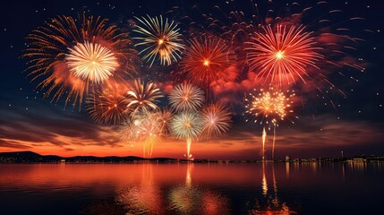 explosion orange burst