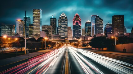 Fototapeta premium trucks texas road