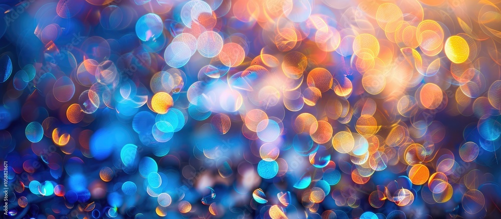 Poster colorful bokeh background bokeh background