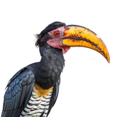 Obraz premium haft body hornbill birds isolated on white background