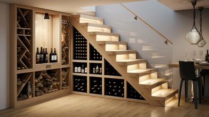 Obraz premium design home wine cellar