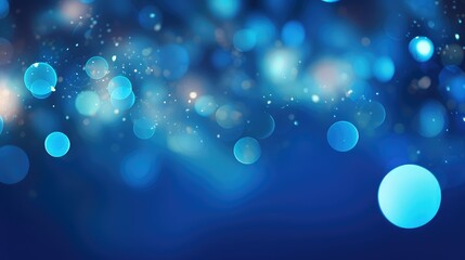 gradient blue bokeh background
