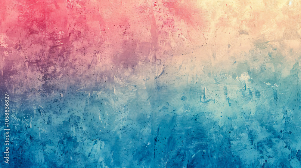 Poster retro gradient background with a grain texture.