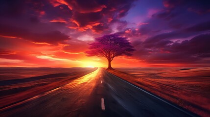journey road to horizon