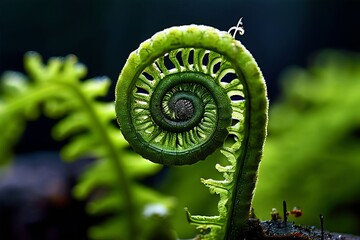 fern spore the tiny intricate structure of a fern spore is magni