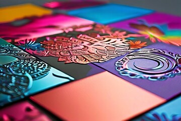 finishing effects embossing debossing foil stamping spot uv coat