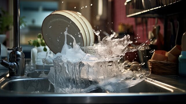 spray water in kitchen